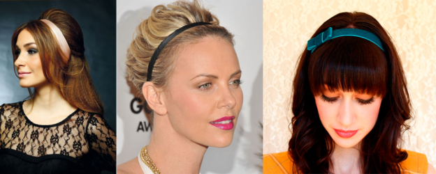 Fitas em forma de tiara