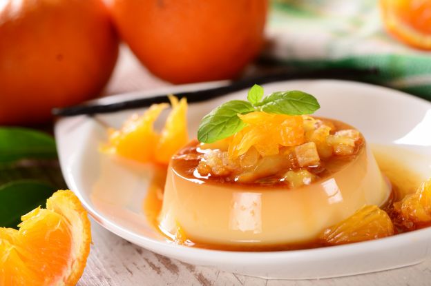 Flan de laranja