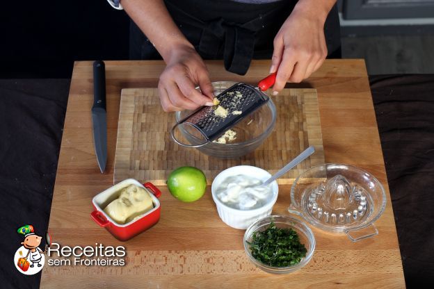 Preparação do molho