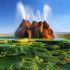 Fly Geyser, em Nevada, nos EUA