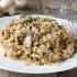 Risoto leve de cogumelos