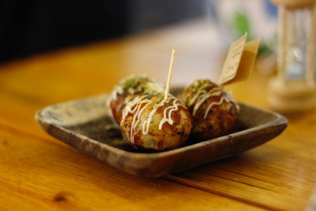 Takoyaki, croquetes japoneses de polvo