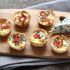 Mini tortinhas de queijo