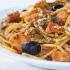 Spaghetti com camarões