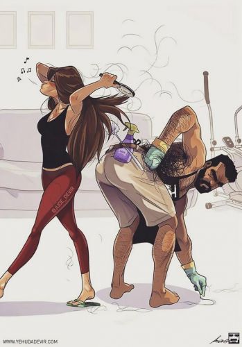 Seu cabelo está por todo o lado