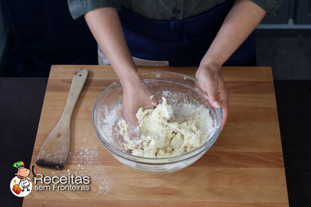 Preparação da massa