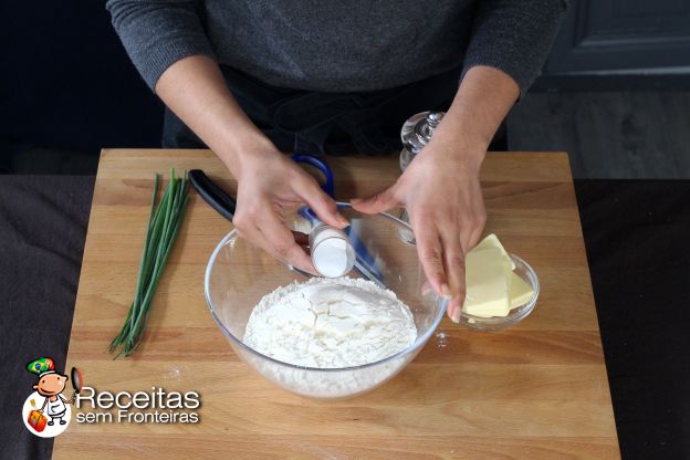 Preparação da massa
