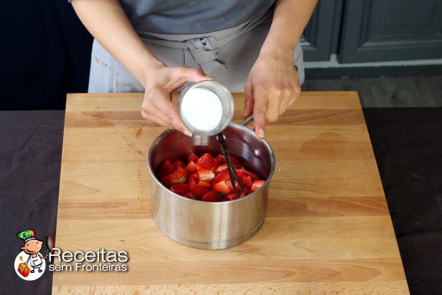 Preparação do recheio