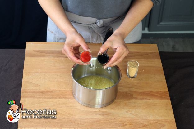 Preparação do molho
