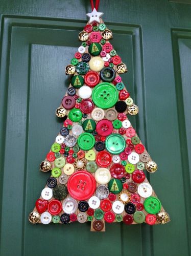 Árvore de Natal para pendurar na porta