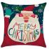 Capa de almofada de papai noel