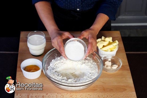 A farinha e o açúcar