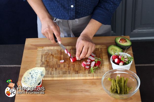 Preparação dos ngredientes