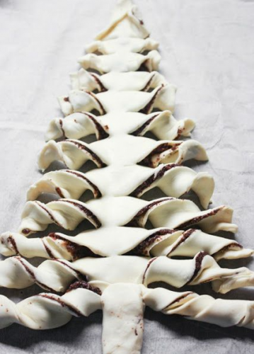 Árvore de massa folhada