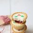 Cheesecake cookies de Natal