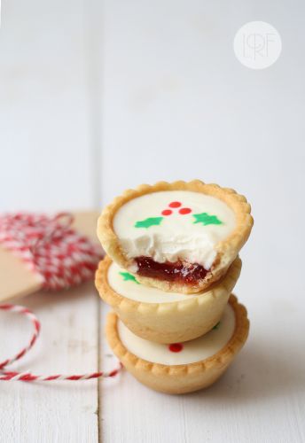 Cheesecake cookies de Natal