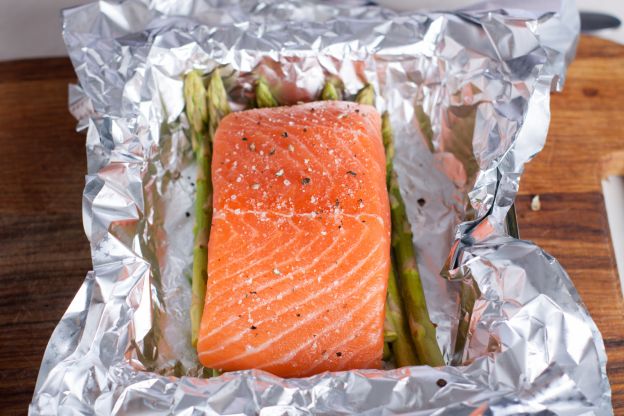Salmão em papillote