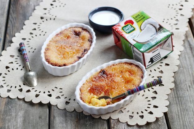 Crème Brulée com um toque exótico