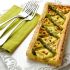 Quiche de aspargos com mostarda
