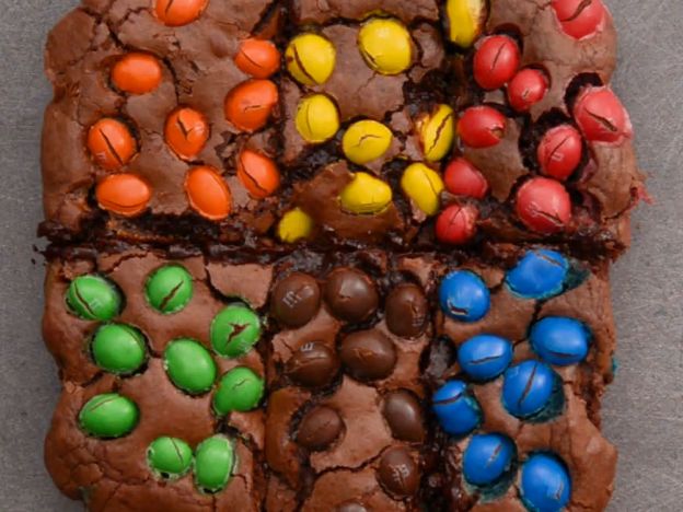 Brownies com M&M's