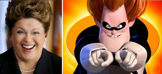 1. Pessoas = desenhos animados: