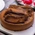 Torta de Chocolate com mousse e pão de ló