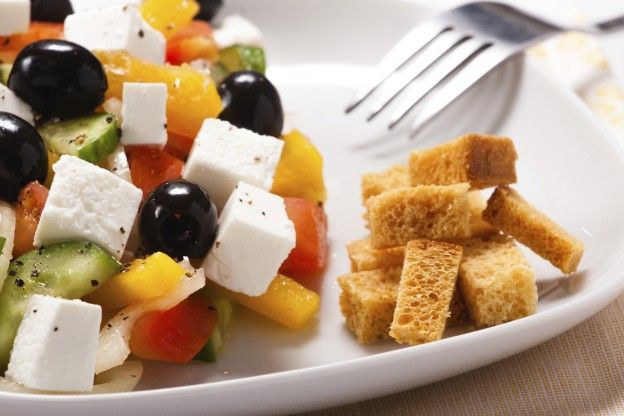 Salada grega: Choriatiki salati