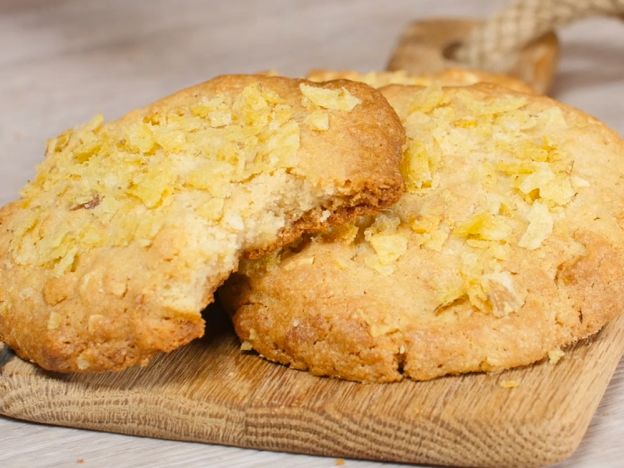 Cookies com batata chips