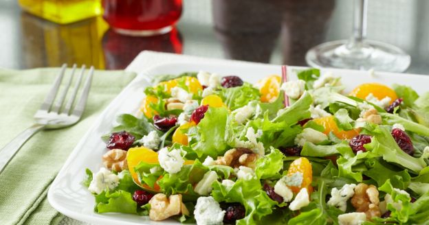 Salada de laranja e gorgonzola