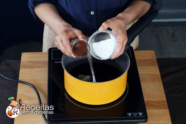 Preparação do molho