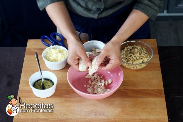 Preparação do recheio