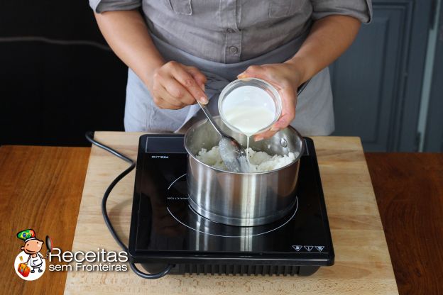 Preparação do arroz