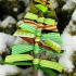 Árvore de Natal com laços coloridos