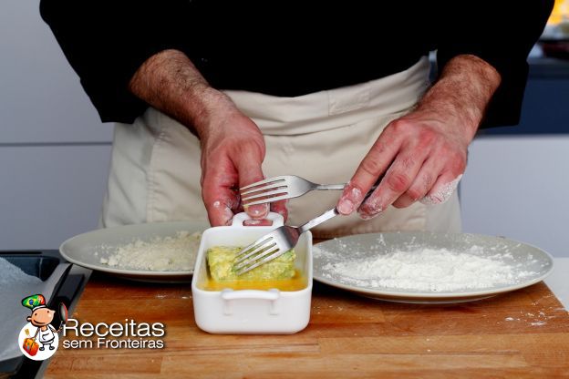 Preparação dos croquetes