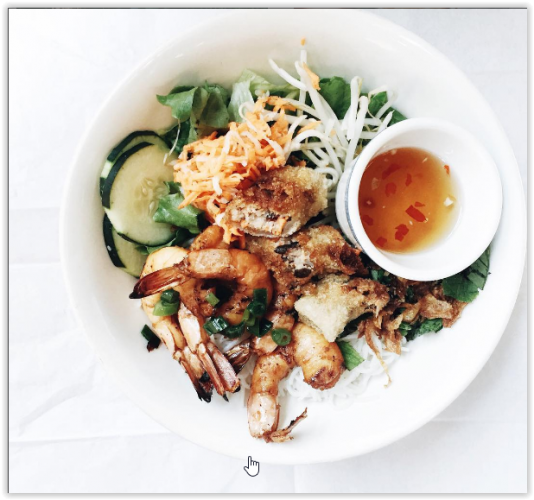 2) Fotografar o prato do alto