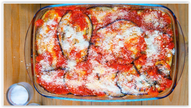 Parmigiana de berinjela