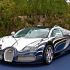 8. Bugatti Veyron cromado com acabamento de porcelana
