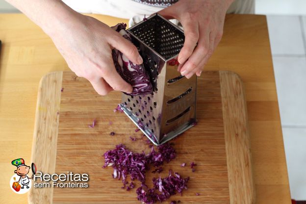 Preparação dos ingredientes