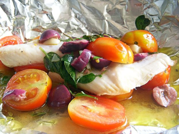 1- Filé de tilápia mediterrâneo