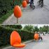 Cadeiras dobráveis em formato de tulipa