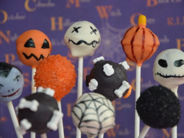 Cake pops especiais para holloween