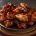 Asas de frango BBQ