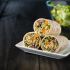 Wraps de quinoa com verduras