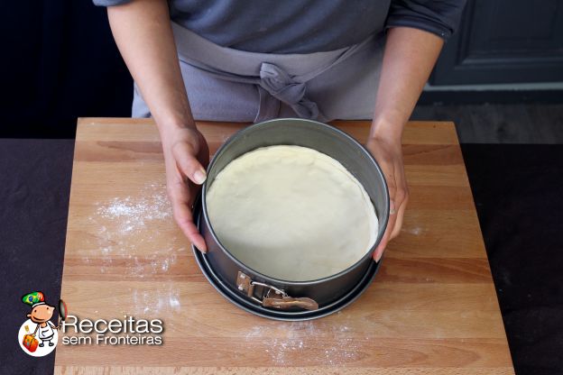 Preparação da tourte