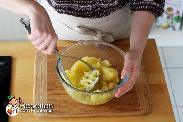O purê de batatas