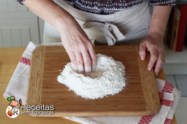 Preparação da massa