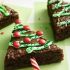 Árvores de Natal de brownies