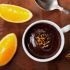 Mousse de chocolate com laranja