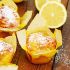 Os muffins de limão