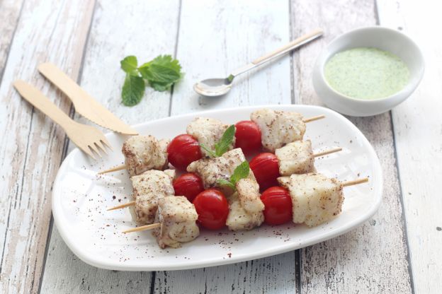 Brochette de peixe